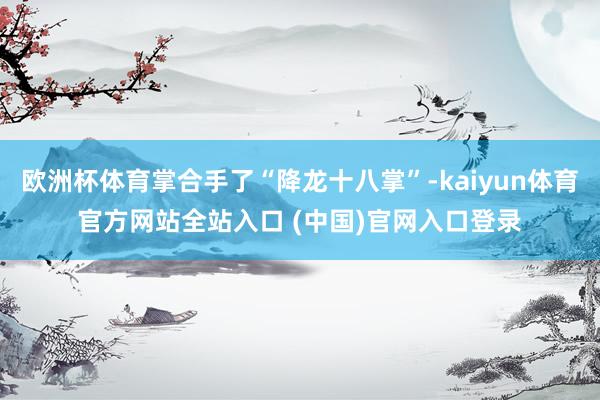 欧洲杯体育掌合手了“降龙十八掌”-kaiyun体育官方网站全站入口 (中国)官网入口登录